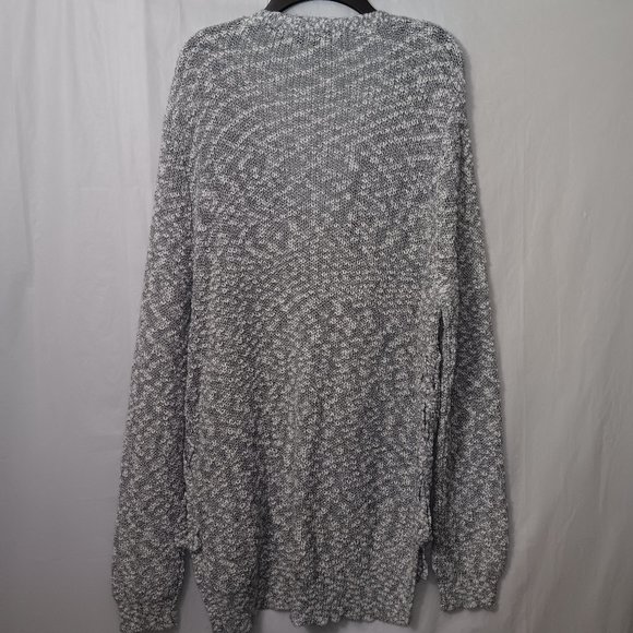 ANTHROPOLOGIE JOHN + JENN COTTON BLEND V NECK PULLOVER KNIT SWEATER - Picture 4 of 8